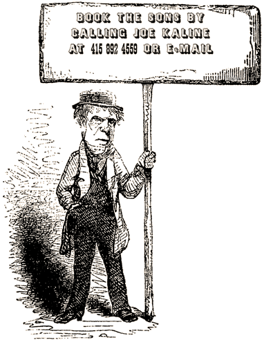 Man holding sign