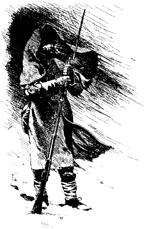 Pen and ink drawing of a desperado